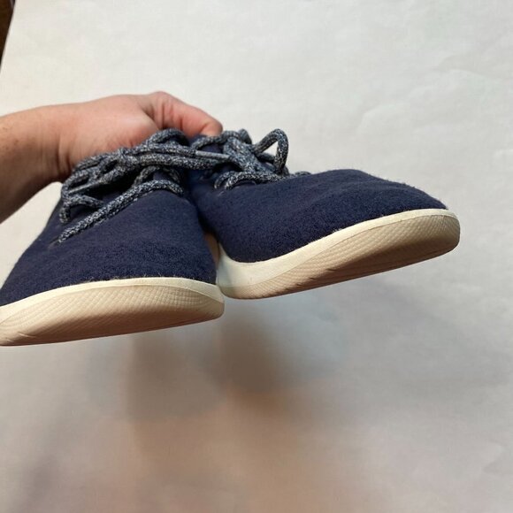 Allbirds Wool Runner Navy Blue 10 - Picture 4 of 9